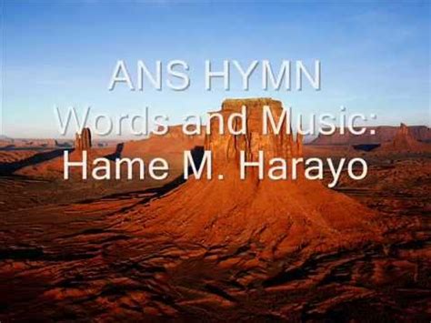 ans hymn lyrics